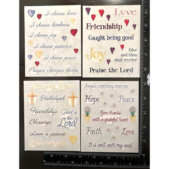 2004 Christian Inspiration Stickers By Creative Memories 06237684 - Picture 2 of 5